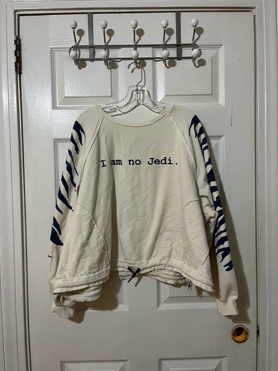 Star Wars Tops - Star Wars Cream Crewneck with Navy Print